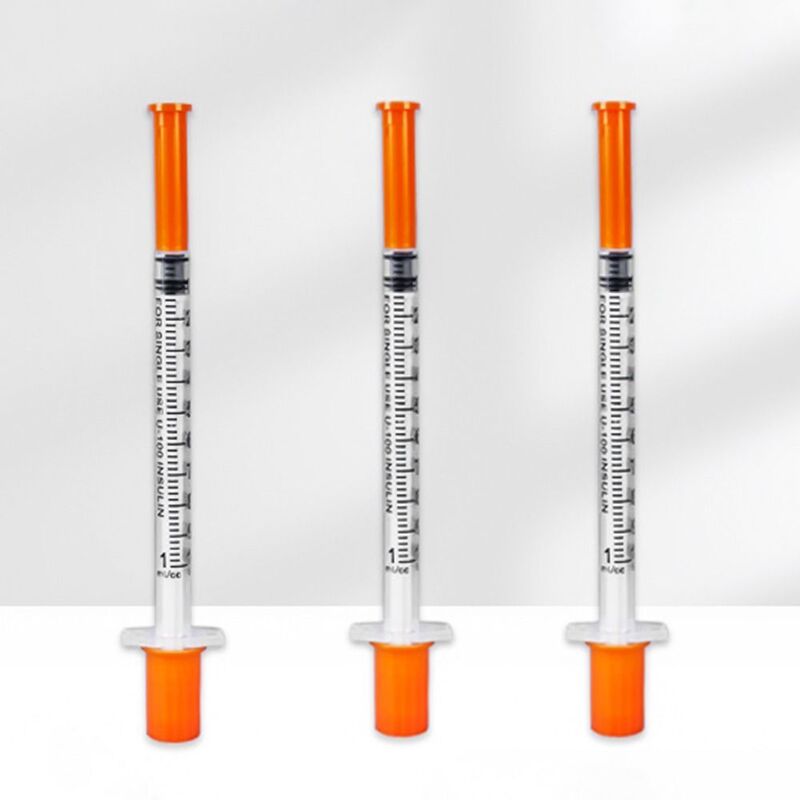 10pcs 1ml Cat Dog Pet Disposable Cattle Sheep Horses Insulin Syringes Liquid Dispenser Veterinary Syringe With Needles