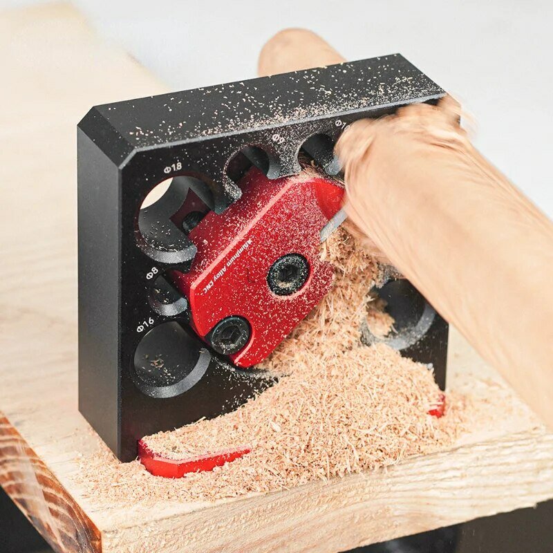 Tassello regolabile metrico 8mm-20mm con lama in metallo duro trapano elettrico fresatura tassello tondo strumento ausiliario strumento per la lavorazione del legno