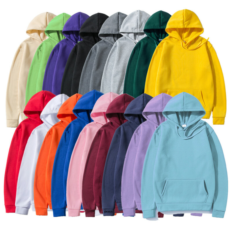 2023Hot fashion men's women's hoodie 2023 autumn new men's casual hoodie sweatshirt men's solid color hoodie sweatshirt top