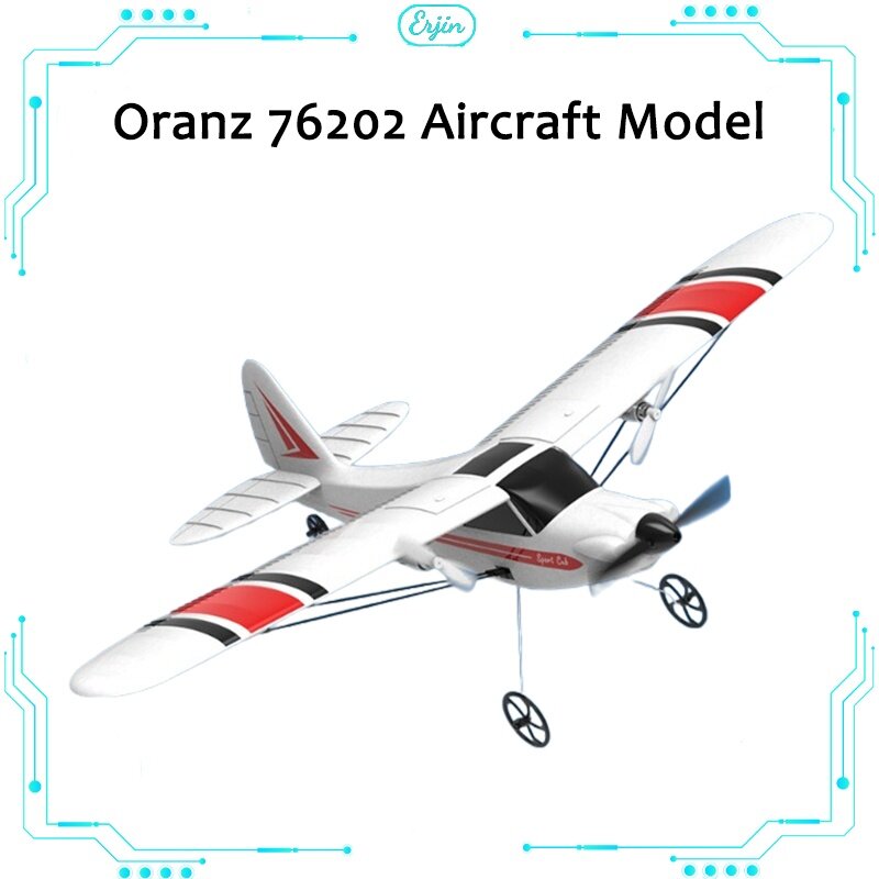 Olanz-Controle Remoto Cessna Aeronaves, Treinamento Iniciante, Dois Canais Asa Fixa, Treinador de Caça, Presente Toy, 76202