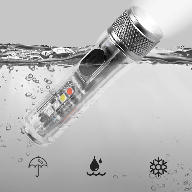 Мини-фонарик T20, портативный фонарик, USB перезаряжаемая лампа, магнитный фонарик для кемпинга