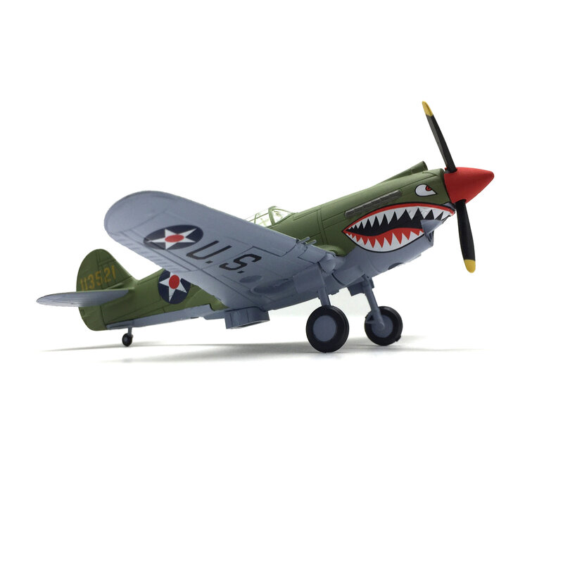 American P-40 Military Combat Fighter Alloy Model, Fundido, Escala 1:72, Toy Gift, Coleção, Simulação, Display, Decoração