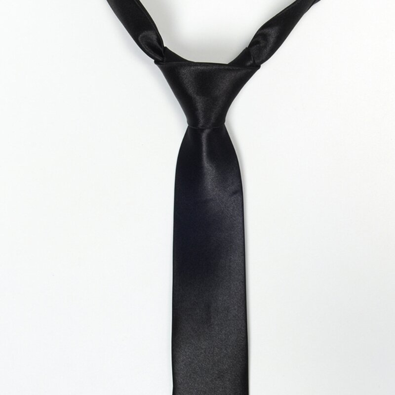 JK Cravatta uniforme da donna Sciarpa skinny in raso Cravatta lunga Cravatta skinny Cravatta in raso