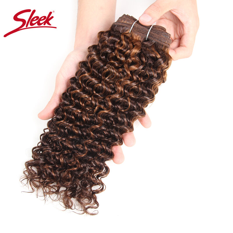 Sleek Braziliaanse Natuur Dream Krul P4/27 P1B/30 Ombre T1B/30 1B/Roze Rood 99J dubbel Getrokken Remy Human Hair Weave Bundels