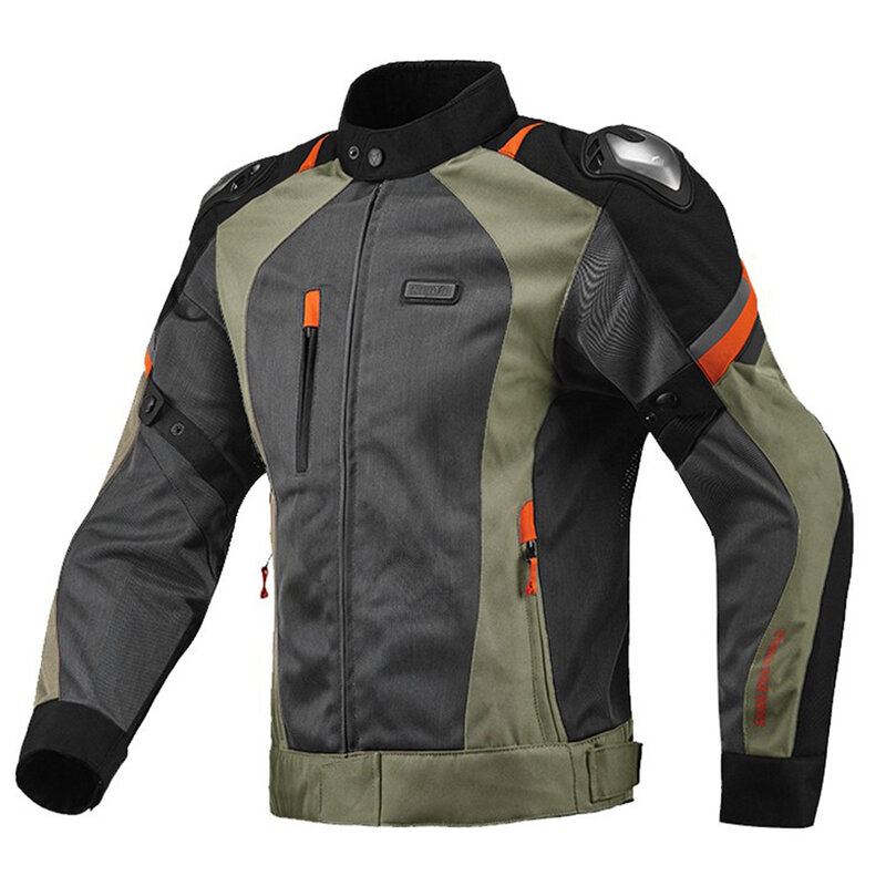 Летняя мотоциклетная куртка, износостойкая одежда для езды на велосипеде, непринужденный гоночный костюм, осенний костюм для езды на мотоцикле