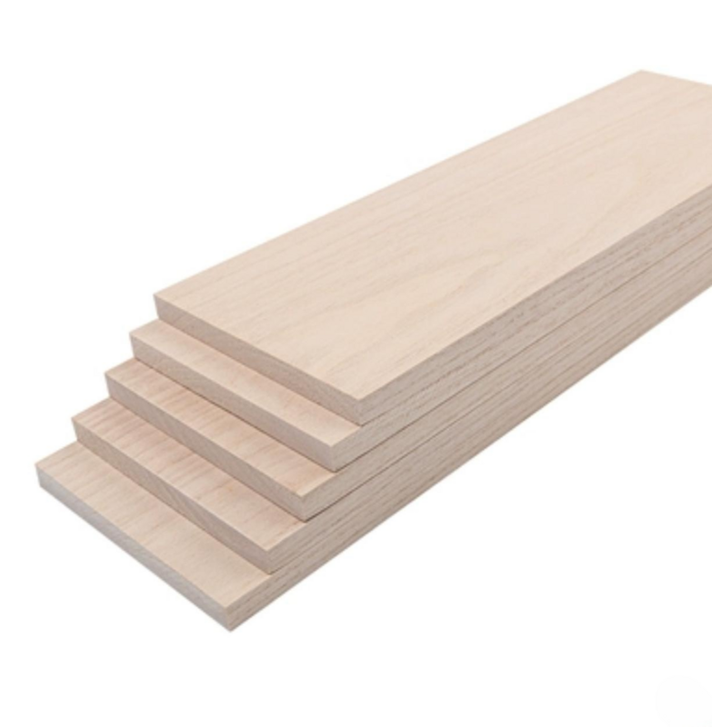 Lot de 5 planches de bois de paulfully ia, longueur 200mm, largeur 100mm, matériaux de bricolage, manuel, 200 000 Tung