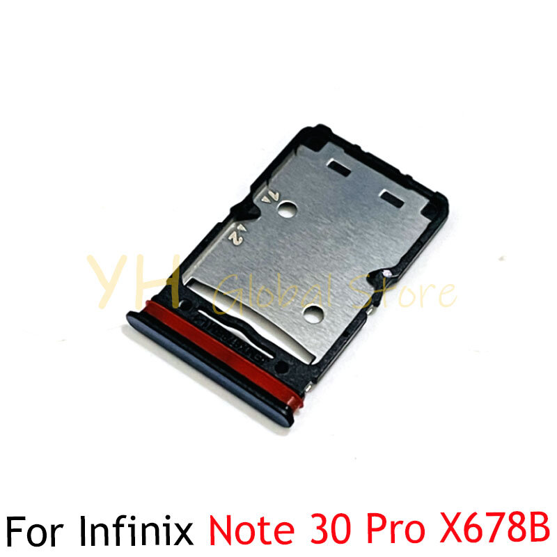 For Infinix Note 30 Pro X678B X678 Sim Card Slot Tray Holder Sim Card Repair Parts