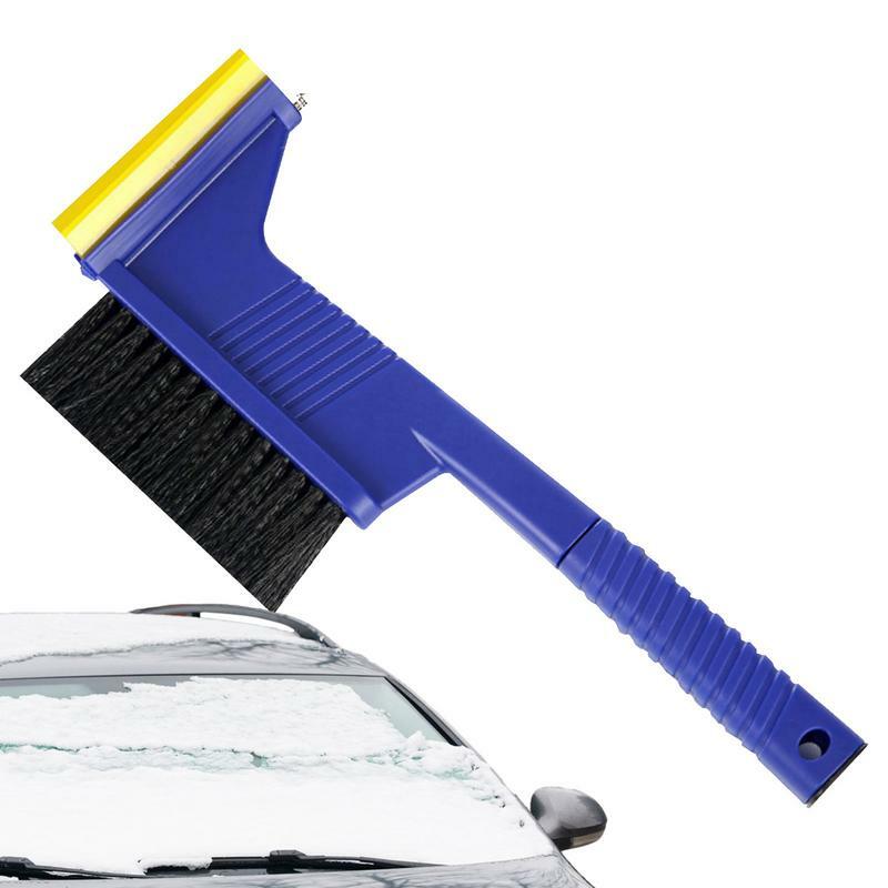 Raspador de nieve largo 2 en 1 para coche, cepillo multifunción para camión, raspador de hielo con cepillo e interruptor de ventana de coche