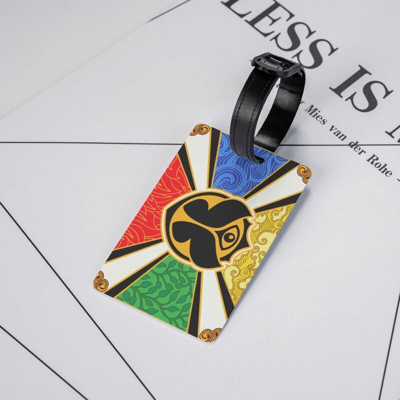 Tomorrowland Flag Luggage Tag Travel Bag Suitcase Privacy Cover ID Label