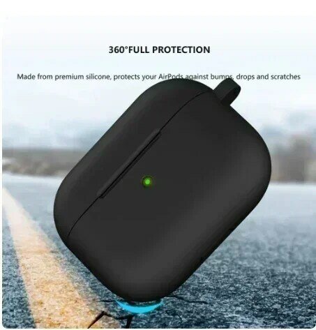 new for AirPods Pro Protective Case Silicone New Solid Color Apple Bluetooth Headset Soft Case Protective Cover