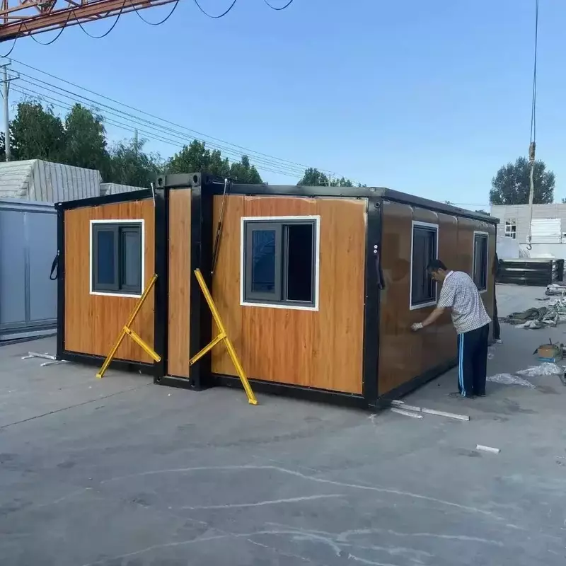 Opvouwbare Container Stalen Structuur Modulair Huis
