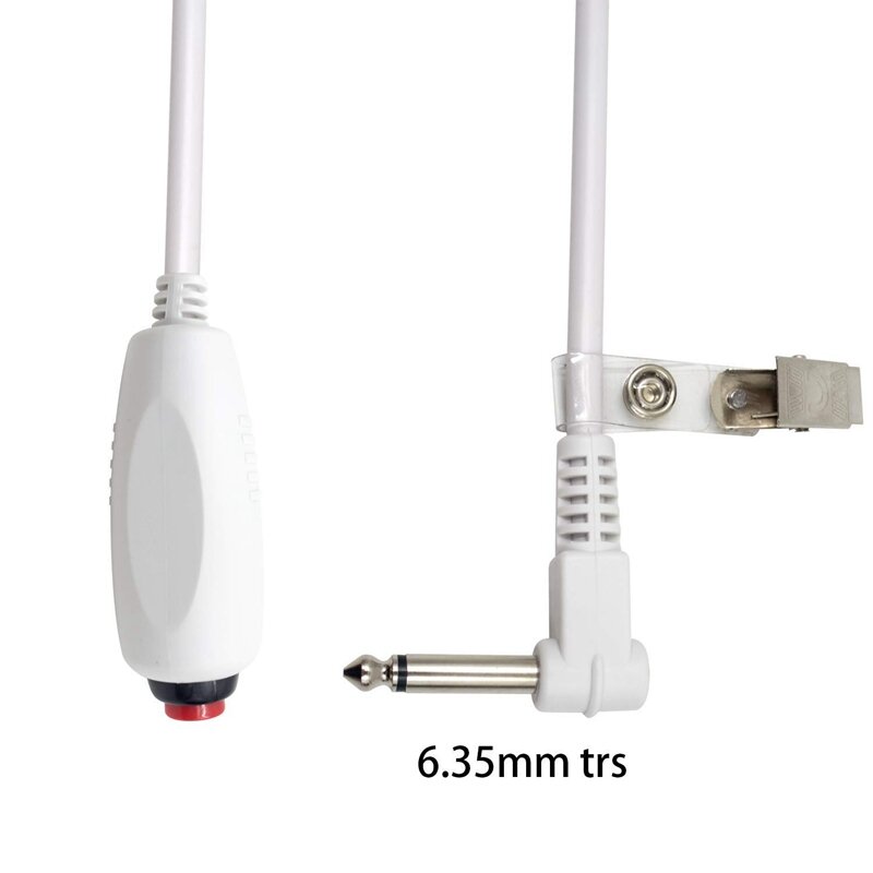Câble de ligne d'appel d'infirmière avec interrupteur à bouton-poussoir, dispositif d'appel d'urgence, 6X, 6.35mm