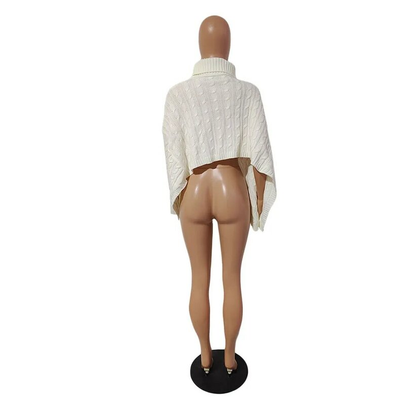 Pullovers de malha solta camisola de gola alta feminina casual moda pullovers streetwear loungeweard xale jumpers