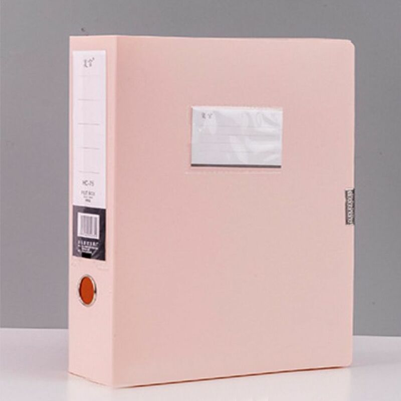 Morandi kotak arsip, kotak penyimpanan informasi dokumen A4, kotak Voucher Folder kantor