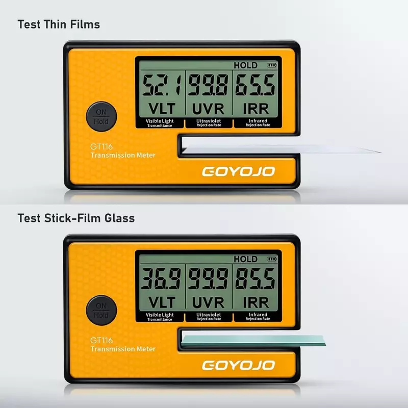 Lab Meter warna Digital Film surya warna meteran transmisi mobil 3-in-1 meteran Film surya VLT UV IR penguji penolakan Dropship LS162