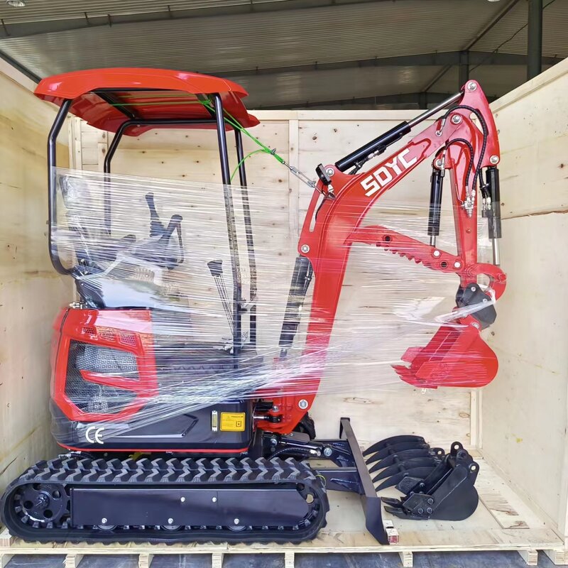 Pemasok ekskavator Mini 1.8 Ton Crawler EPA Euro5 mesin kubota penggali gratis setelah dijual harga mesin ekskavator bekas pertanian