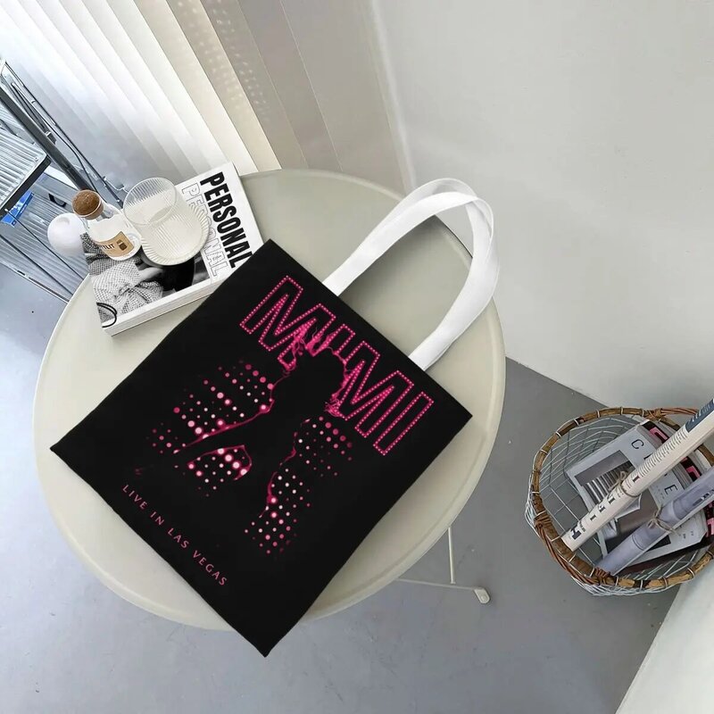 Mariah-Bolso de mano de lona Carey Mimi 2024 Tour, bolso de compras de diseño único estético, celebración de Mimi Merch, Unisex