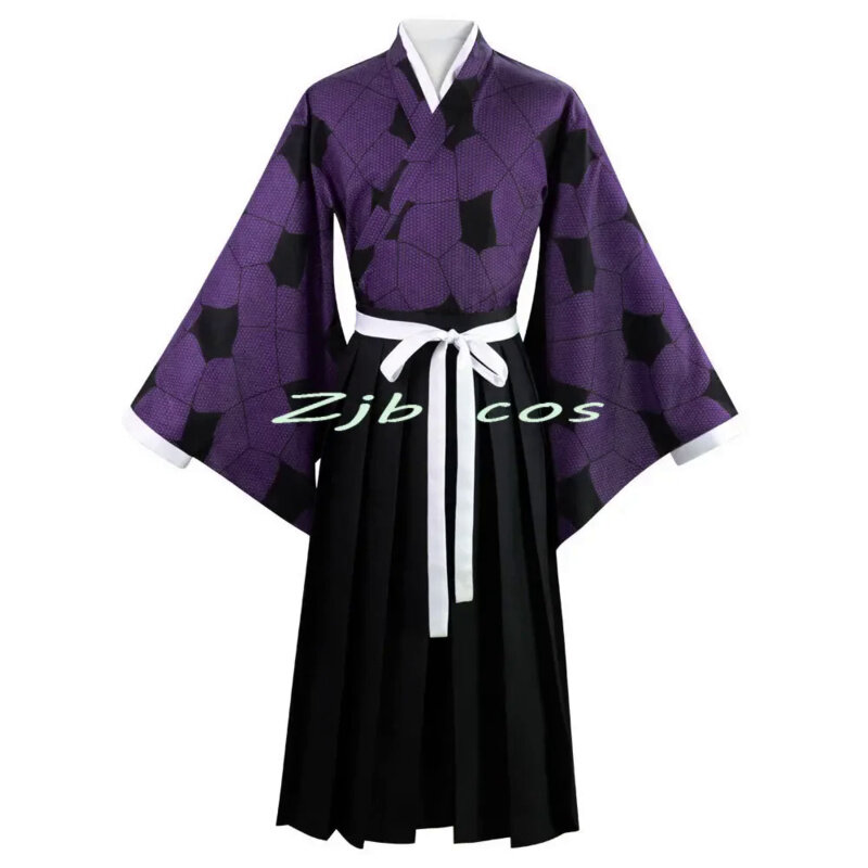 Anime Cosplay Sword Ghost Kokushibo Anime Cosplay Costume Kimono For Halloween Comic With Party Suit