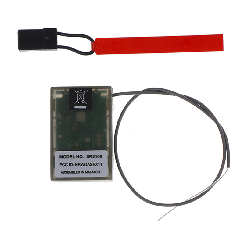 Receptor Spektrum SR3100 DSM2, 2,4 GHz, 3 canales de superficie, a control remoto para coche, barco a control remoto