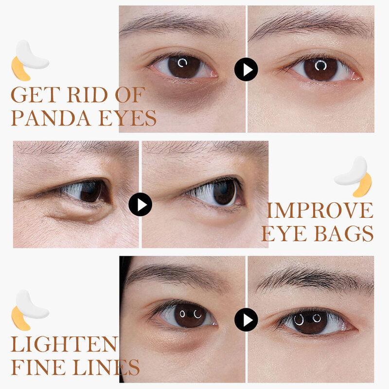 Hot 1 Pair Gold Kristall Kollagen Augen Maske Augenklappen für Eye Care Augenringe Entfernen Anti-Aging Falten haut Auge Schönheit