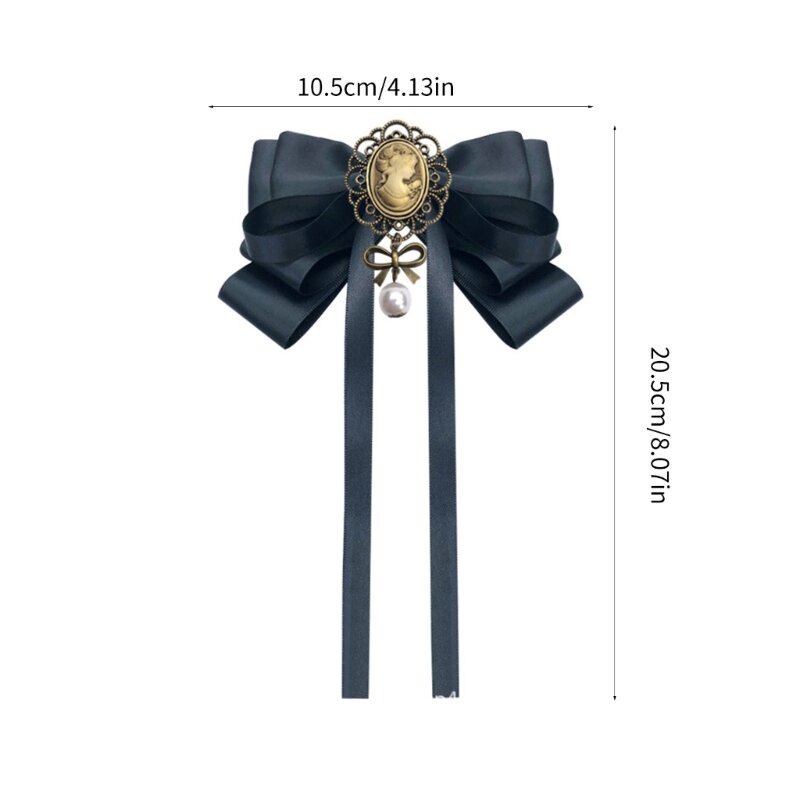 Trendy Bow Tie and Brooch Combination Perfect Gift or Accessory for Women Girls