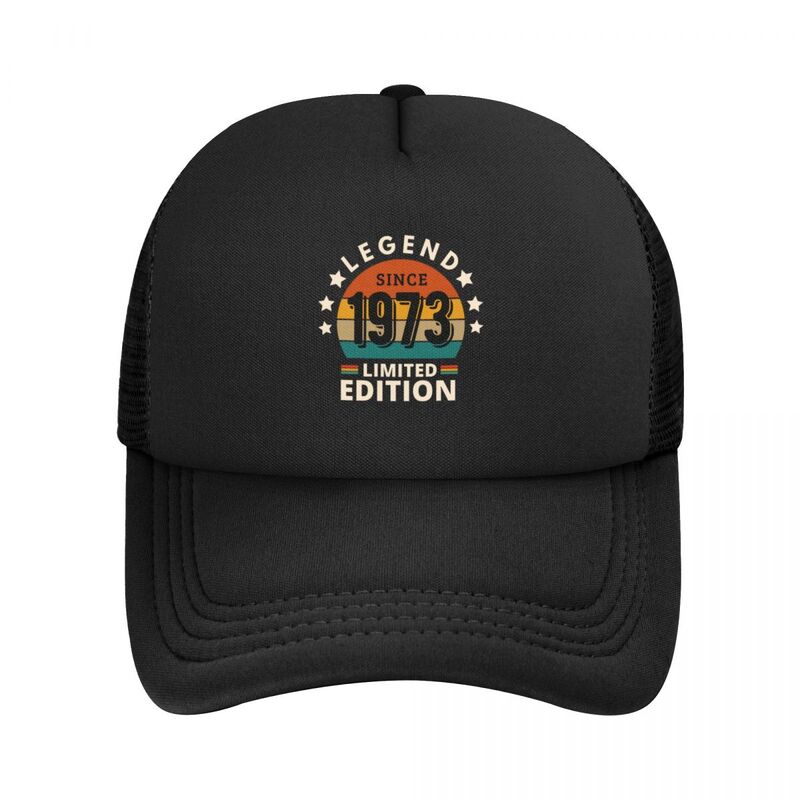 Best Of 1973 Birthday Gifts Legend Baseball Caps Mesh Hats Quality Peaked Men Women Caps