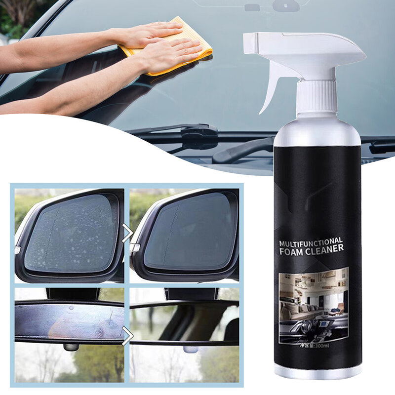 Glass Oil Film Remover For Automotive Powerful Dirt Removing Renovator For Bathroom Mirror