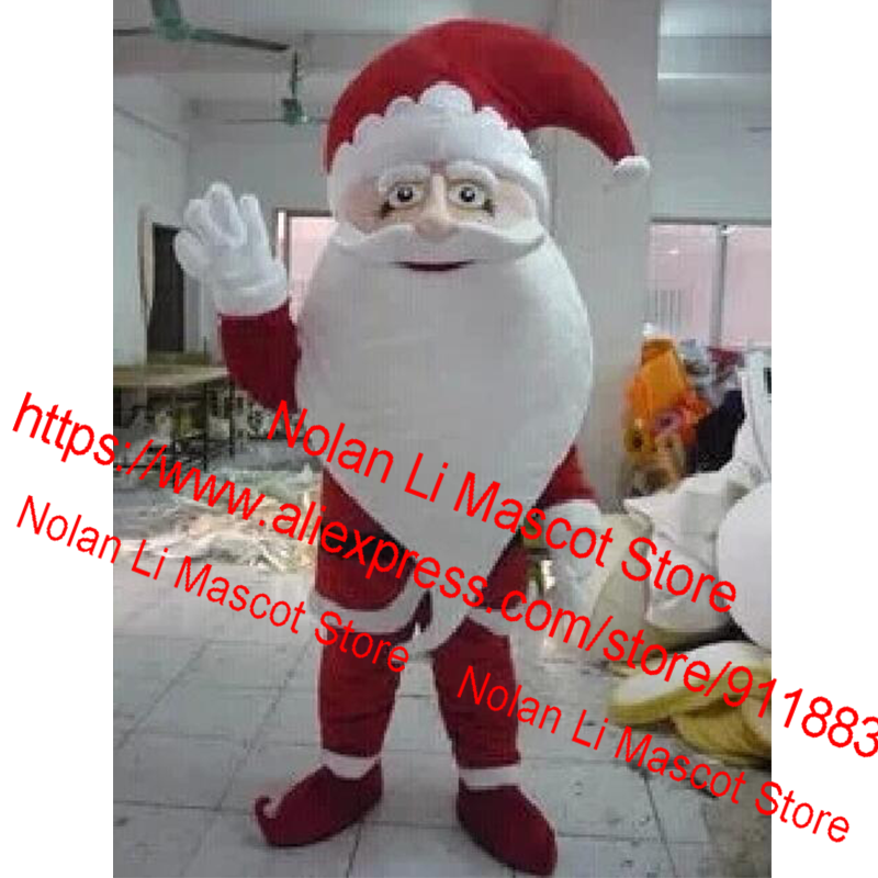New Fashion Santa Claus Mascot Costume Cartoon Suit Fancy Dress Role-Playing Adult Size Holiday Gift Advertising Game 656