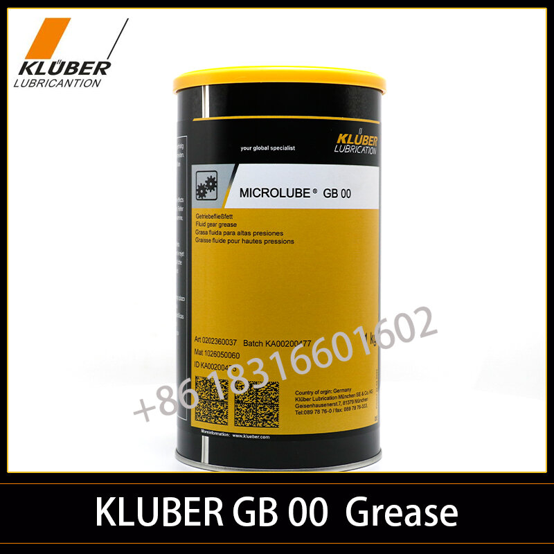 Kluber-Micromotube GB 00 قدرة امتصاص عالية الضغط ، وحماية ممتازة ضد التآكل والتآكل
