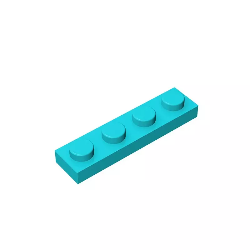 고브릭 GDS-504 플레이트, 어린이 DIY 빌딩 블록, 1x4, 레고와 호환 가능, 3710 조각