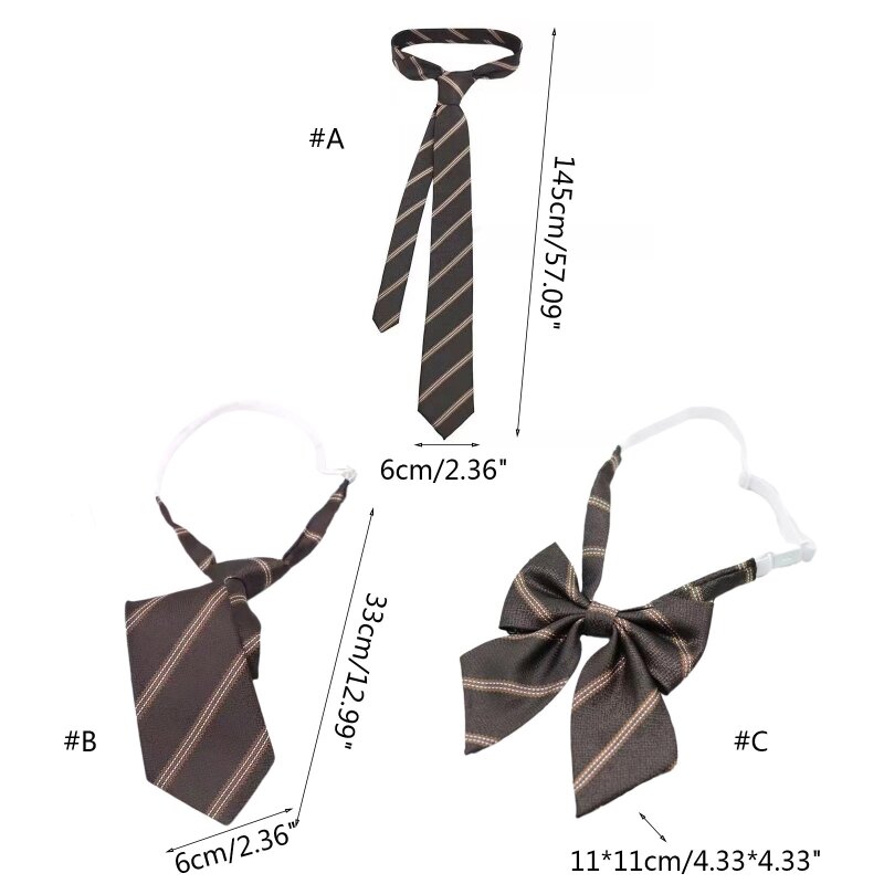 Corbata ajustada para hombre, corbata de uniforme JK, corbata informal que combina con todo, corbatas decorativas de uniforme de moda para hombres largos