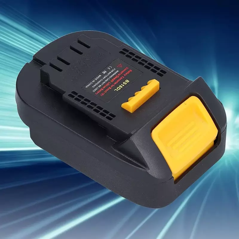 BS18DL Battery Adapter Converts for Bosch 18V Lithium Battery to for Dewalt 18V/20V Lithium Battery DCB184 DCB181 DCB182 DCB200