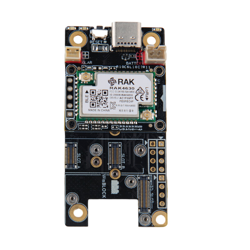 WisBlock Basic Starter Kit untuk Meshtastic -RAK4631 LPWAN nirkabel SX1262 Lora modul RAK19007 Base Board dengan antena Lora