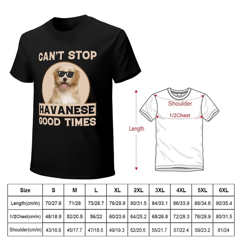 Kan Havanezen Deze Goede Tijden Niet Stoppen Met Collectie T-Shirt T-Shirts Tops Funnys Heren Grafische T-Shirts