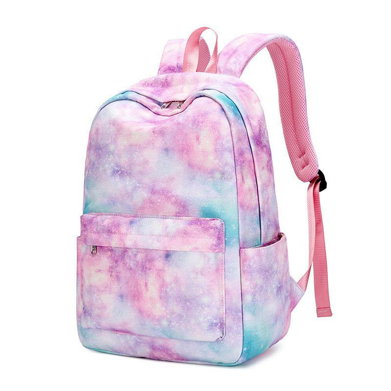 星空の落書きがプリントされたランドセル,3ピースのバックパック,小学生向けの軽量バッグ,新しい