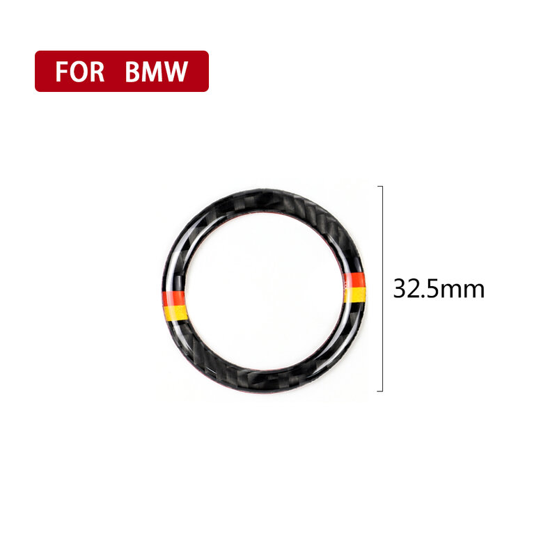 วงแหวนติดเครื่องยนต์คาร์บอนไฟเบอร์สำหรับ BMW E90 E92 E93 3ซีรี่ส์2009-2012 Z4 E89