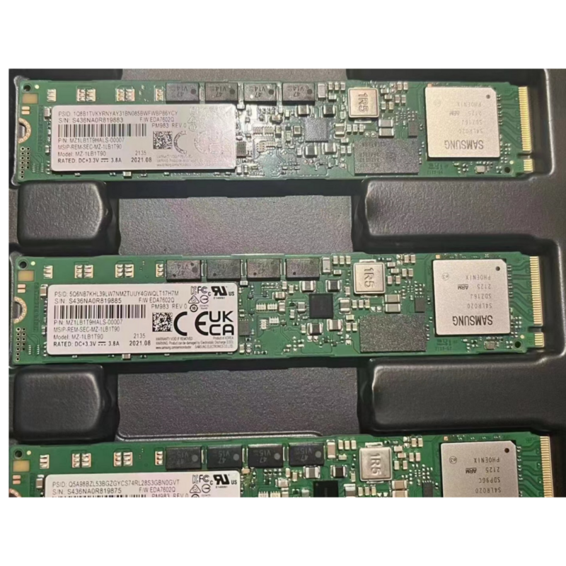 Disque SSD SSD pour Samsung, protection contre la mise hors tension du cache indépendant, protocole NVME 1.92T, PCEI3.0, PM983 3.84T, 22110 T, 1.88, nouveau