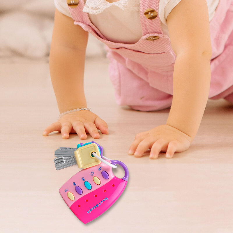 Chiavi per auto giocattolo fai finta di giocare apprendimento educativo giocattolo musicale portatile chiave a distanza per i più piccoli regali di compleanno bambini bambini