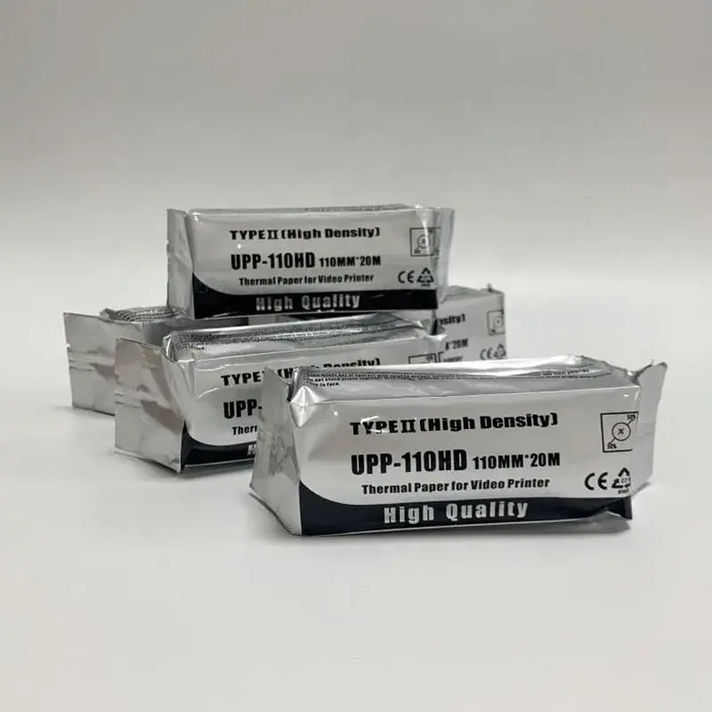 Papel de impressão por ultrassom, alta densidade, papel térmico para Sony UP-860, UP-890, UP-895MD, compatível UPP-110HD
