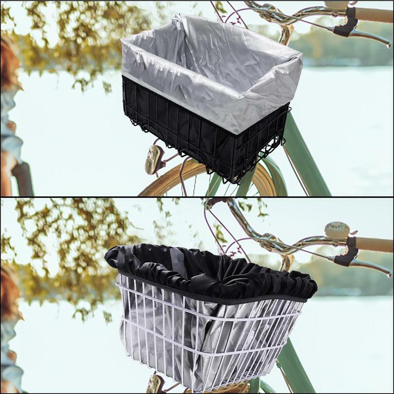 Keranjang Liner sepeda tahan air bahan Ripstop tahan air kedap air hujan matahari antidebu sepeda lipat