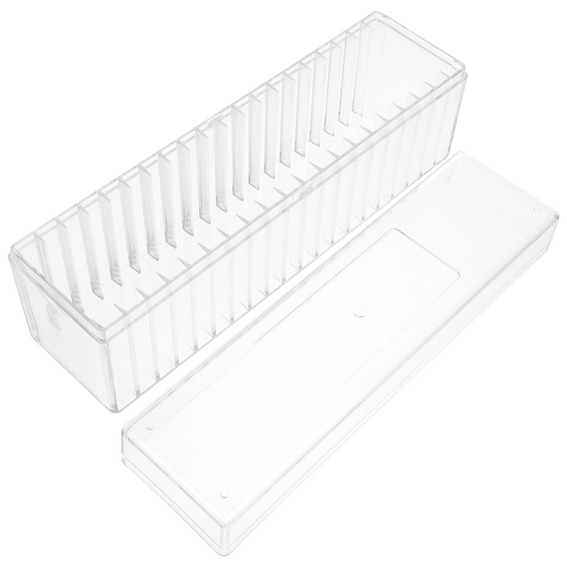 Abgestufte Box für Box Multi-Slots Halter Sammlung durchsichtige Kunststoff boxen für Protector Transparent Organizer
