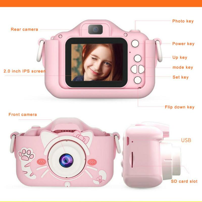 Mini fotocamera per bambini giocattoli per fotocamera per 3 4 5 6 7 8 9 10 11 12 anni ragazzi/, fotocamera digitale per bambini per bambini con Video
