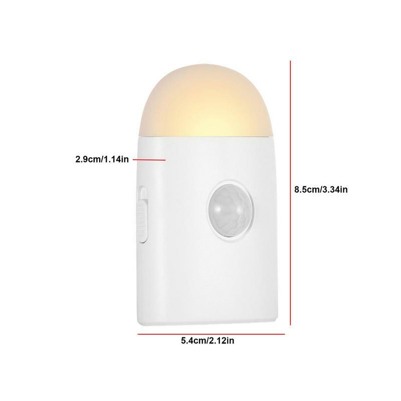 PIR Motion Sensor Wireless LED Night Light USB Rechargeable Closet Kitchen Cabinet Corridor Stair Night Lamp