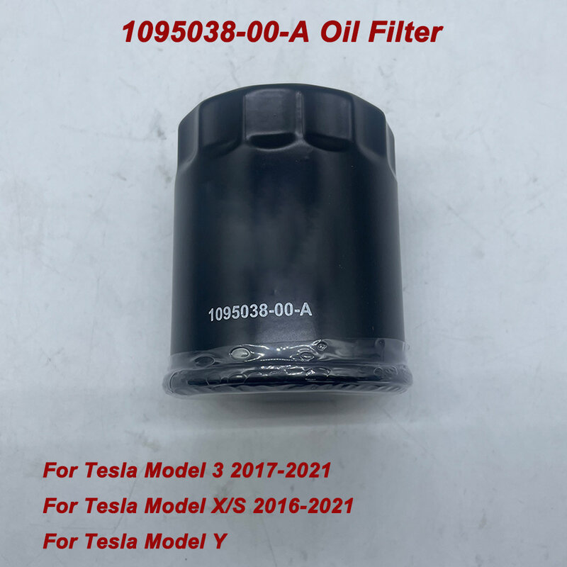 Nieuwe 1095038-00-a Voor-Of Achteraandrijving Oliefilter Voor 17-21 Model 3 16-21 Model S/X Model Y 109503800a Met 5 Jaar Garantie