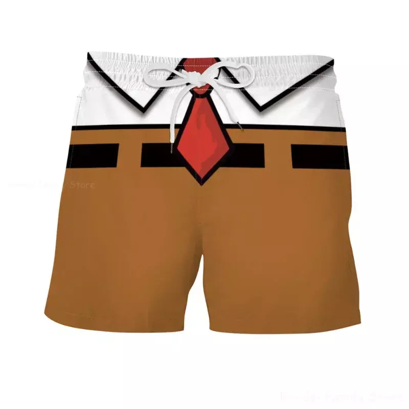 Pantalones cortos de Bob Esponja para hombre y mujer, pantalón de chándal informal con estampado de Anime personalizado, ideal para la playa, regalo de verano
