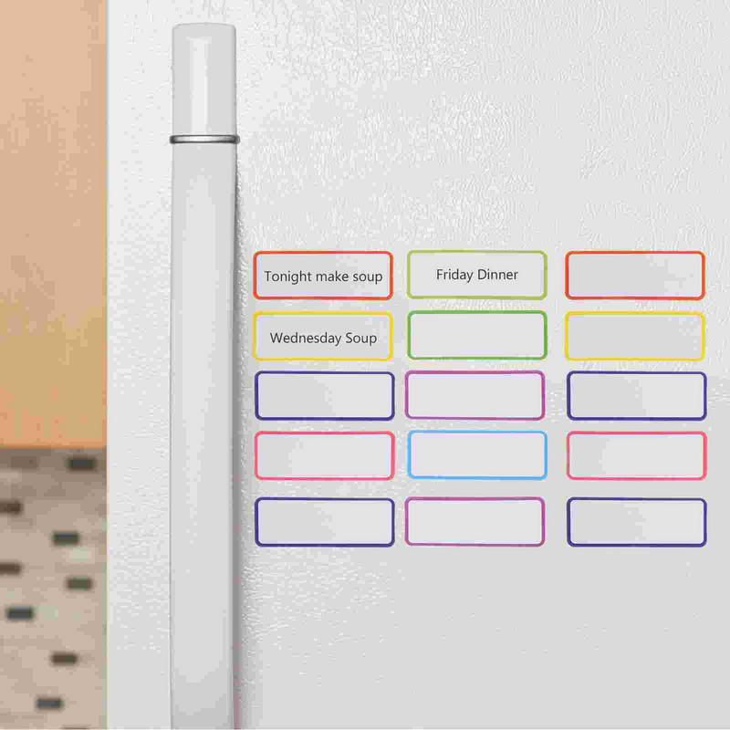 Soft Whiteboard Message Sticker magneti cancellabili a secco Tag magnete Memo Tag per pennarelli frigo strisce magnetiche frigorifero