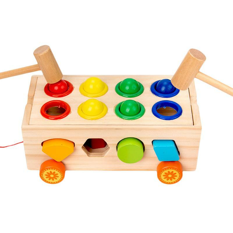 Shape Sorting Toys For Toddlers 1-3 Color Recognition Sorter Montessori Early Learning Toys For Toddlers Fine Motor Skills Eyes
