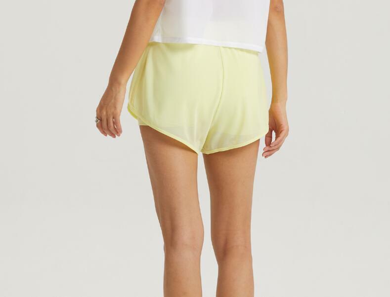 Gefälschte zweiteilige Schwitz shorts Frauen atmungsaktive lässige kurze, laufende und sportliche Hosen