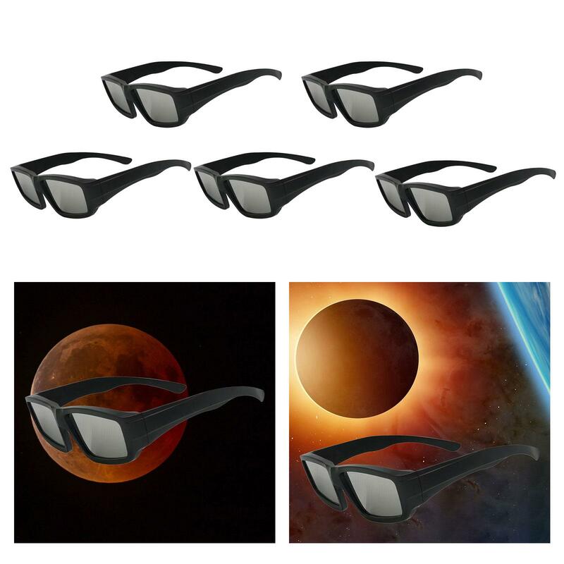 نظارات رؤية شمسية لمشاهدة الشمس المباشرة ، نظارات مريحة ، متينة ، مراقبة علم الفلك ، دليل الشمس