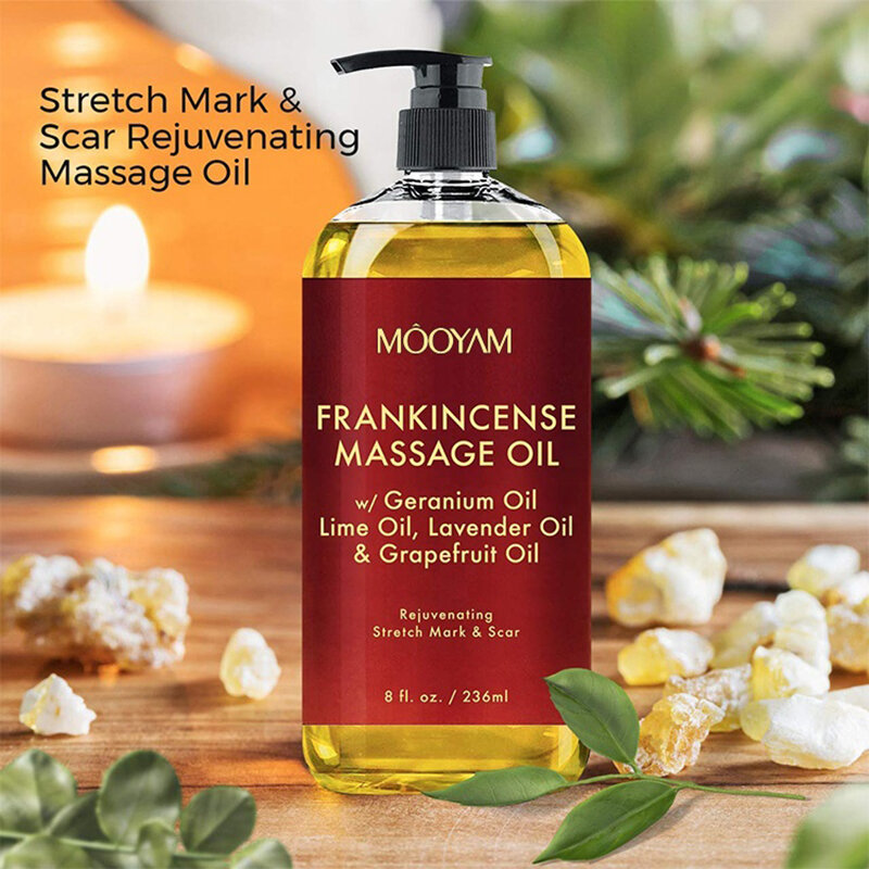 100% puro natural orgânico lavanda relaxante anti celulite corpo massagem da pele óleo do corpo dor de óleo do músculo massagem óleo de incenso